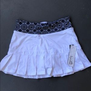 Cute white tennis skirt